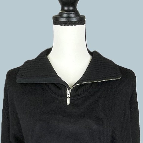 Meister Warm and Cozy Pullover Sweater, Black, Medium - Picture 2 of 6